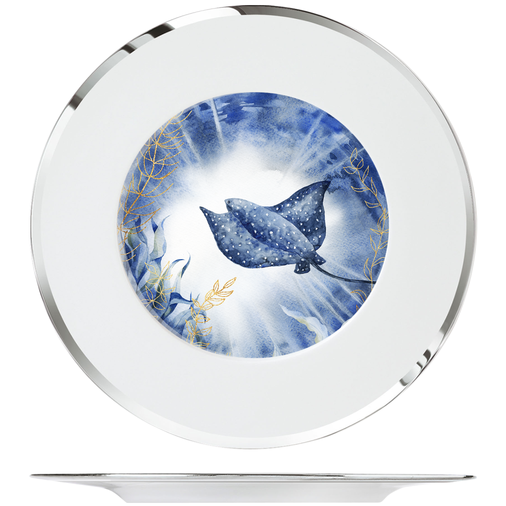 Special design OZ | Porcelain charger plate N°2